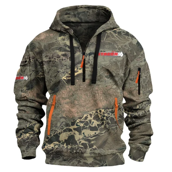 Stacer Fishing AU Exclusive Logo Hoodie Half Zipper HOFS060525AU2STC - Tan