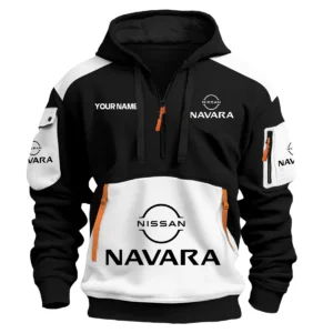 Nissan Navara Ute Exclusive Logo Hoodie Half Zipper QTUT160525A2NNA - White