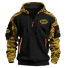 Clark Aluminium Boats Exclusive Logo Hoodie Half Zipper Fishing QTFS290525A1CAB - Yellow