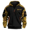 Revival Boats Exclusive Logo Hoodie Half Zipper Fishing QTFS290525A1RVB - Yellow