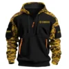 Yamaha Marine Exclusive Logo Hoodie Half Zipper Fishing QTFS290525A1YMM - Yellow