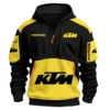KTM Motorcycles  Exclusive Logo Hoodie Half Zipper QTMT160525A3KTM - Yellow