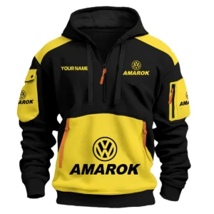 Volkswagen Amarok Ute Exclusive Logo Hoodie Half Zipper QTUT160525A2VA - Yellow
