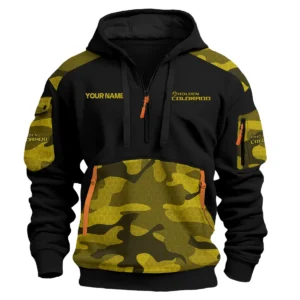 Holden Colorado Ute Exclusive Logo Hoodie Half Zipper QTUT160525A3HC - Yellow