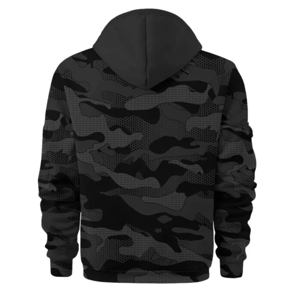 Bar Crusher Fishing AU Exclusive Logo Hoodie Half Zipper HOFS080525AU1BCR - Black - Image 2