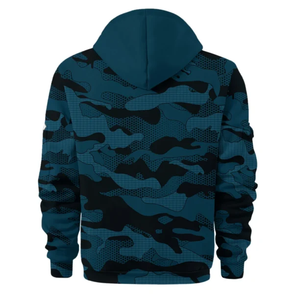 Bar Crusher Fishing AU Exclusive Logo Hoodie Half Zipper HOFS080525AU1BCR - Navy - Image 2