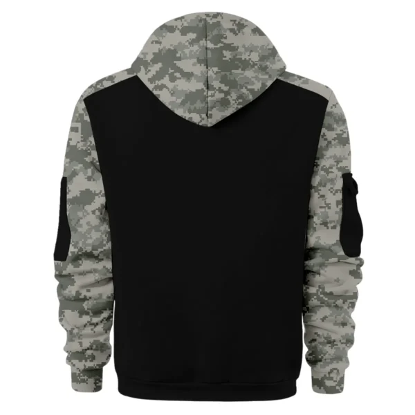 Bar Crusher Exclusive Logo Hoodie Half Zipper Fishing QTFS290525A1BCR - Army Green - Image 2