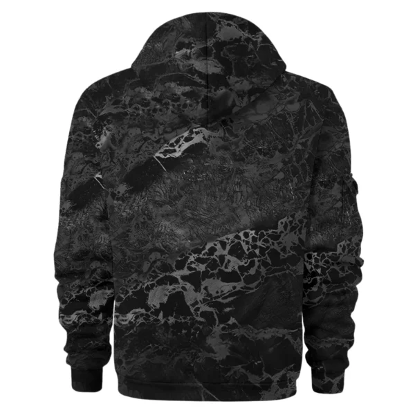 Bar Crusher Fishing AU Exclusive Logo Hoodie Half Zipper HOFS060525AU2BCR - Black - Image 2