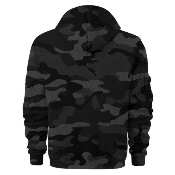 Isuzu D-MAX Ute Exclusive Logo Hoodie Half Zipper QTUT160525A1ID - Black - Image 2