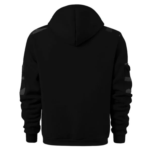 Isuzu D-MAX Ute Exclusive Logo Hoodie Half Zipper QTUT160525A3ID - Black - Image 2
