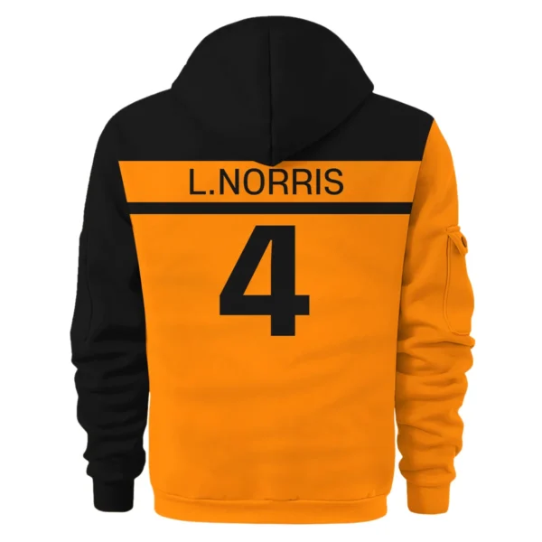 Lando Norris McLaren F1 Exclusive Logo Hoodie Half Zip BLMCL5525A23HZ - Image 3