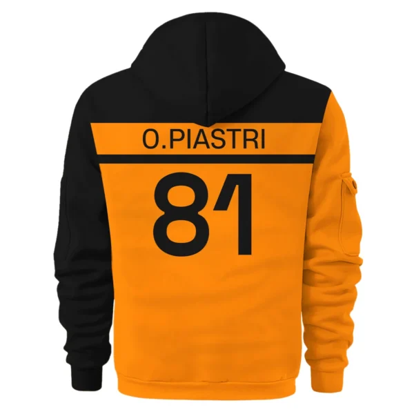 Oscar Piastri McLaren F1 Exclusive Logo Hoodie Half Zip BLMCL5525A43HZ - Image 3