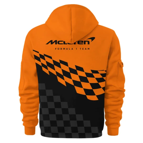Oscar Piastri McLaren F1 Exclusive Logo Hoodie Half Zip BLOP10425A13HZ - Image 3