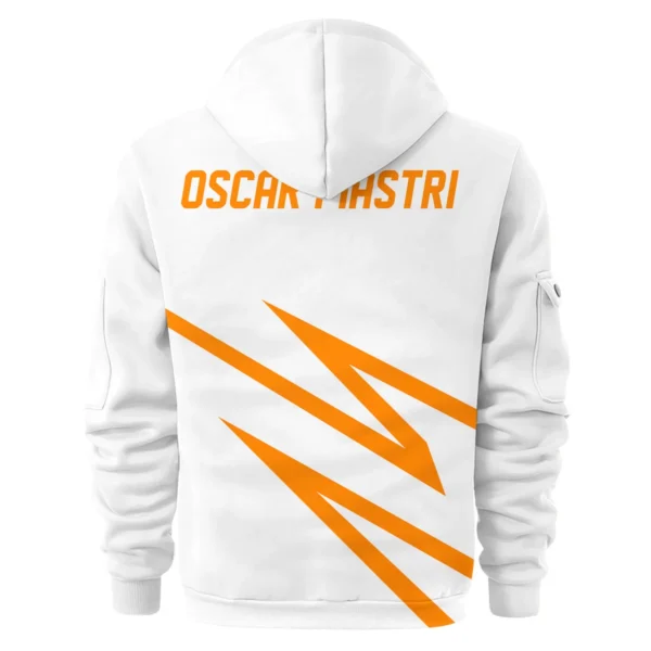 Oscar Piastri McLaren F1 Exclusive Logo Hoodie Half Zip BLOP10425A43HZ - Image 3