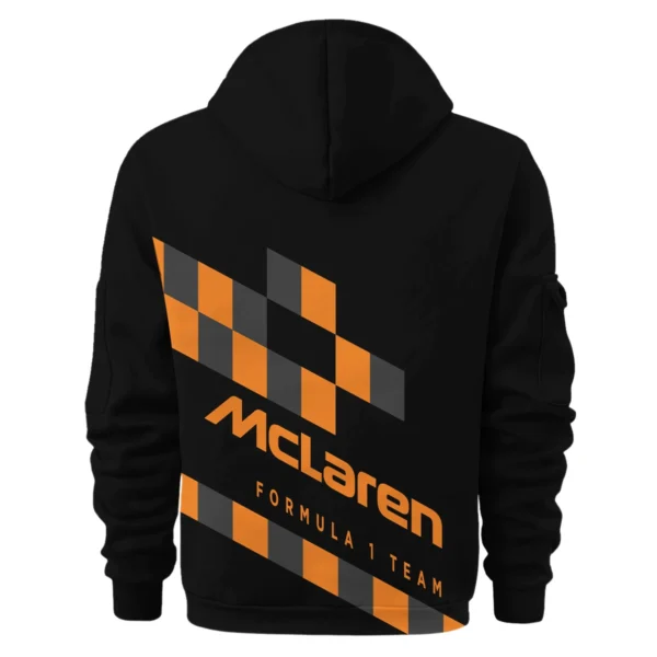 Oscar Piastri McLaren F1 Exclusive Logo Hoodie Half Zip BLOP10425A63HZ - Image 3