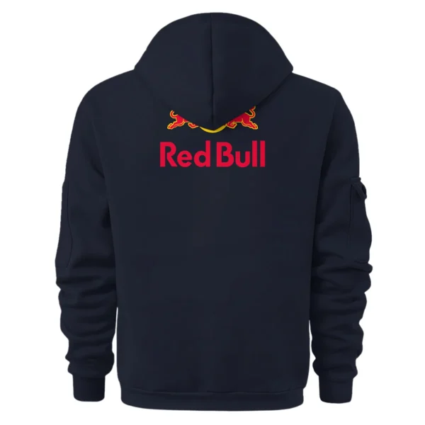 Red Bull Racing F1 Exclusive Logo Hoodie Half Zip BLRBR10525A13HZ - Image 3