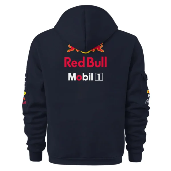 Red Bull Racing F1 Exclusive Logo Hoodie Half Zip BLRBR10525A23HZ - Image 3