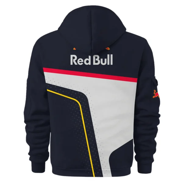 Red Bull Racing F1 Exclusive Logo Hoodie Half Zip BLRBR10525A33HZ - Image 3