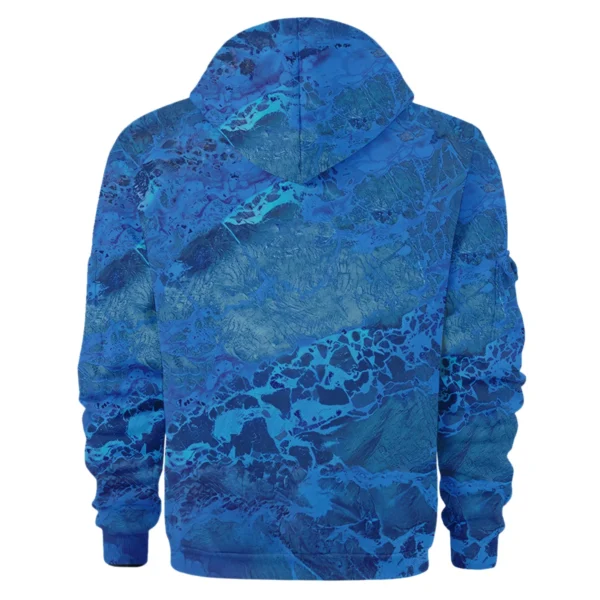 Garmin Fishing AU Exclusive Logo Hoodie Half Zipper HOFS060525AU2GA - Blue - Image 2