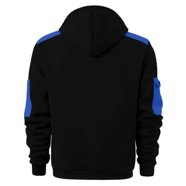Isuzu D-MAX Ute Exclusive Logo Hoodie Half Zipper QTUT160525A2ID - Blue - Image 2