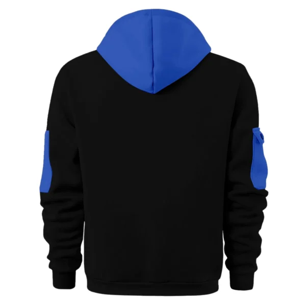 Collingwood Magpies Australian Football League Exclusive Logo Hoodie Half Zipper HOAFL0090525A01COLL - Blue - Image 2