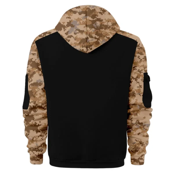 Bar Crusher Exclusive Logo Hoodie Half Zipper Fishing QTFS290525A1BCR - Brown - Image 2