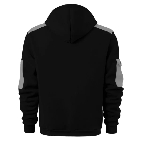 Isuzu D-MAX Ute Exclusive Logo Hoodie Half Zipper QTUT160525A2ID - Gray - Image 2