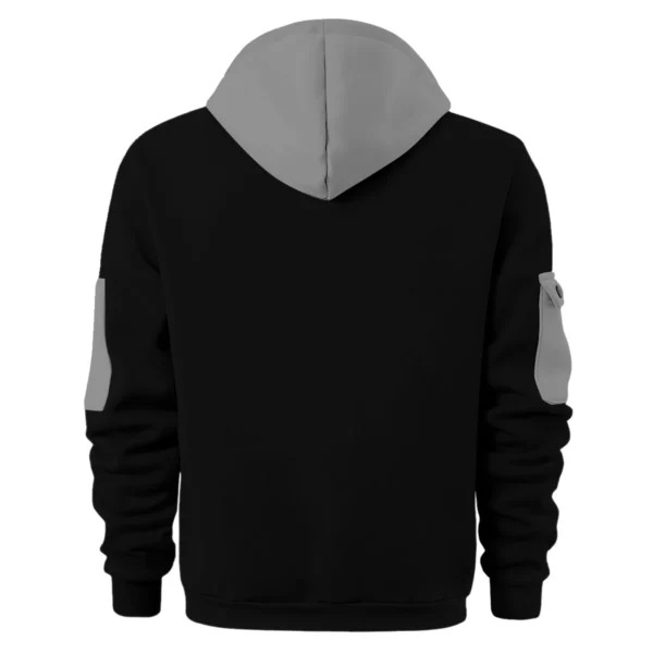 Collingwood Magpies Australian Football League Exclusive Logo Hoodie Half Zipper HOAFL0090525A01COLL - Gray - Image 2