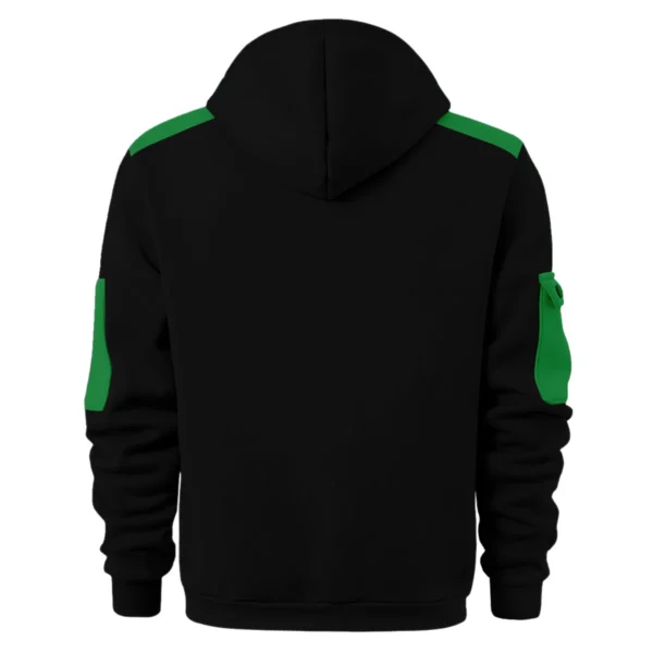 Kawasaki Motorcycles  Exclusive Logo Hoodie Half Zipper QTMT160525A3KAW - Green - Image 2
