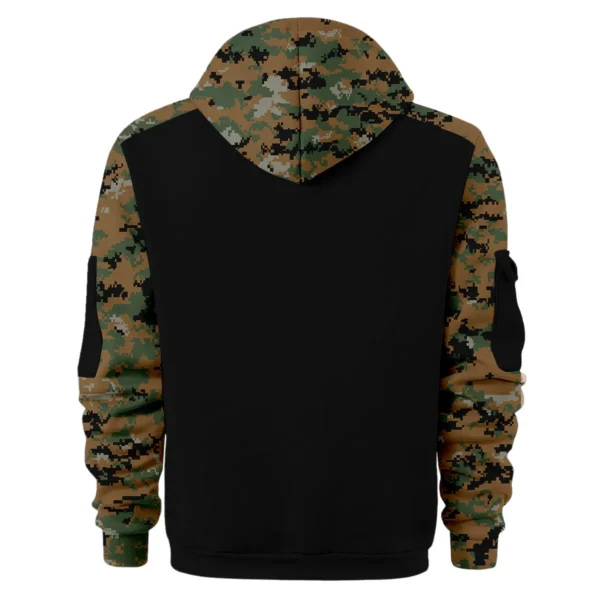 Bar Crusher Exclusive Logo Hoodie Half Zipper Fishing QTFS290525A1BCR - Green - Image 2