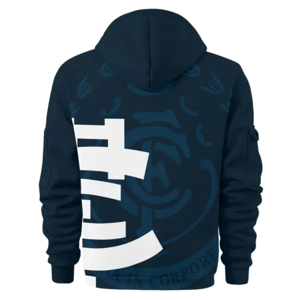 Carlton Blues Australian Football League Exclusive Logo Hoodie Half Zipper HOAFL120525A01CARL - Image 2