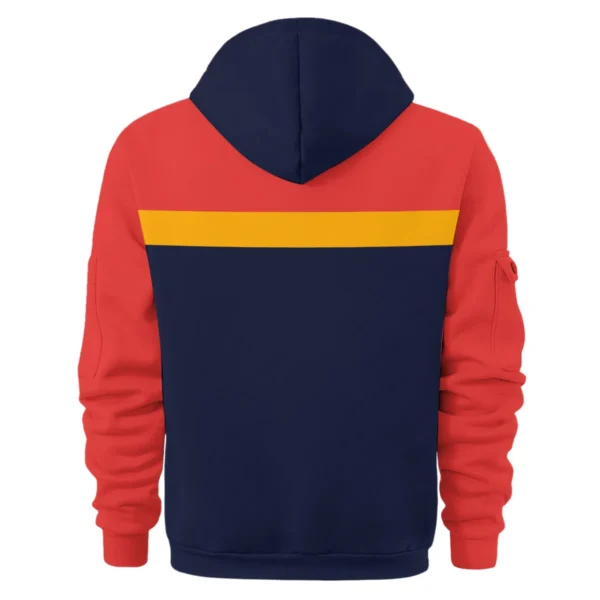 Adelaide Crows Australian Football League Exclusive Logo Hoodie Half Zipper HOAFL140525A01ADELHDF - Image 2
