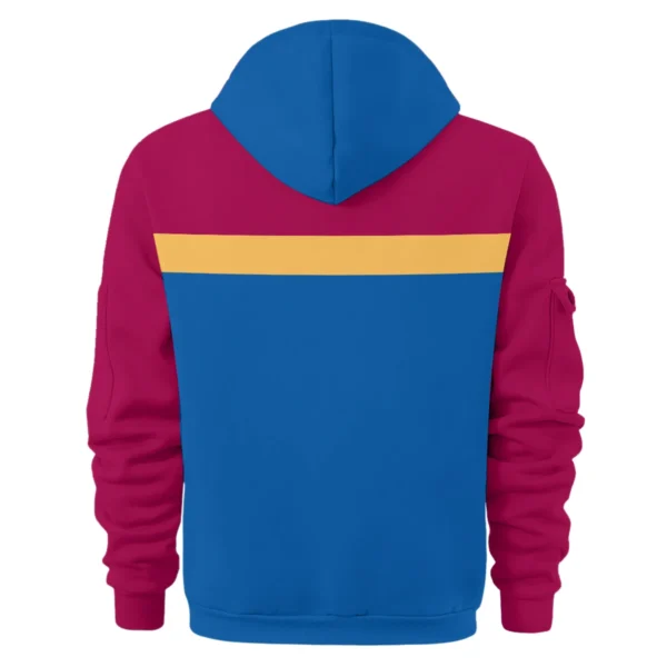 Brisbane Lions Australian Football League Exclusive Logo Hoodie Half Zipper HOAFL140525A01BLHDF - Image 2
