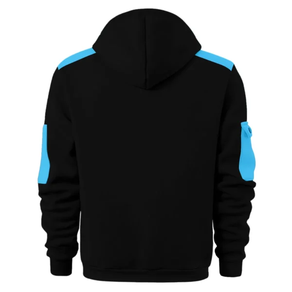 Isuzu D-MAX Ute Exclusive Logo Hoodie Half Zipper QTUT160525A2ID - Light Blue - Image 2