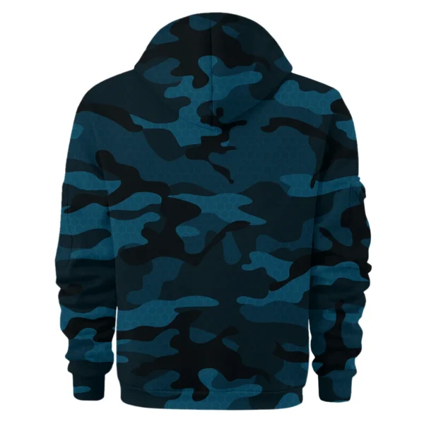 GWS Giants Australian Football League Exclusive Logo Hoodie Half Zipper HOAFL080525A01GWS - Navy - Image 2
