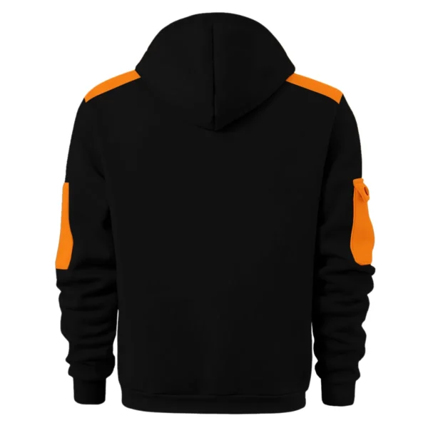Isuzu D-MAX Ute Exclusive Logo Hoodie Half Zipper QTUT160525A2ID - Orange - Image 2