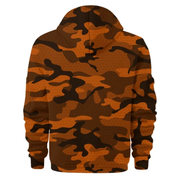 Bar Crusher Exclusive Logo Hoodie Half Zipper Fishing QTFS200525A1BCR - Orange - Image 2