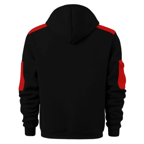 Isuzu D-MAX Ute Exclusive Logo Hoodie Half Zipper QTUT160525A2ID - Red - Image 2