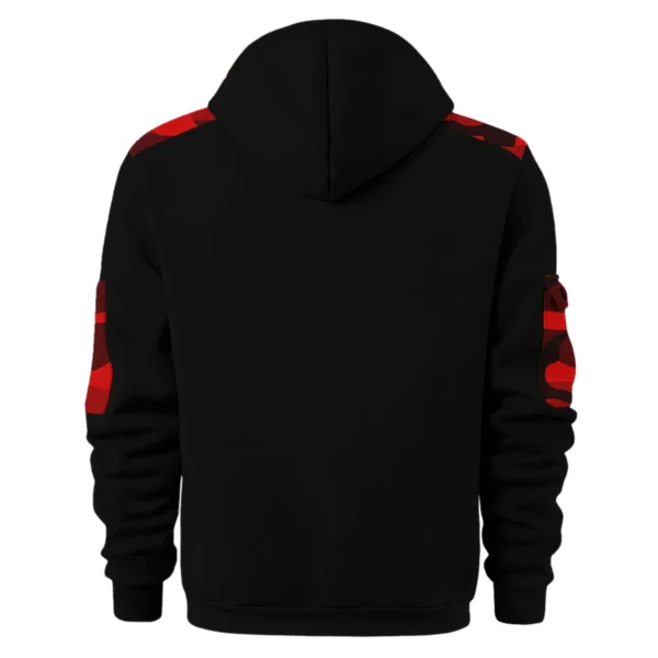 Isuzu D-MAX Ute Exclusive Logo Hoodie Half Zipper QTUT160525A3ID - Red - Image 2