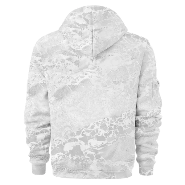 Bar Crusher Fishing AU Exclusive Logo Hoodie Half Zipper HOFS060525AU2BCR - White - Image 2