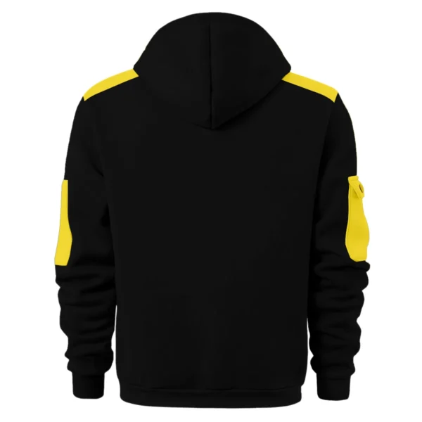 Isuzu D-MAX Ute Exclusive Logo Hoodie Half Zipper QTUT160525A2ID - Yellow - Image 2
