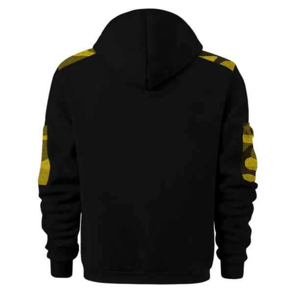 Isuzu D-MAX Ute Exclusive Logo Hoodie Half Zipper QTUT160525A3ID - Yellow - Image 2
