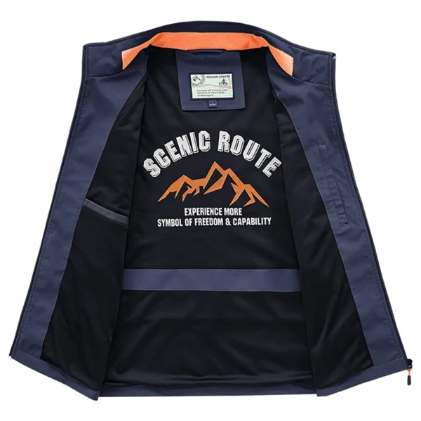 Garmin Fishing AU Exclusive Logo Outdoor Sleeveless Vest HOFS140525A01GA - DarkBlue - Image 2