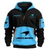 Limited Edition McLaren F1 Custom Name Hoodie Half Zipper For Racing Fans BLMCL25425A1 - Sky Blue