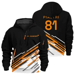 Oscar Piastri McLaren F1 Exclusive Logo Hoodie Half Zip BLOP10425A23HZ
