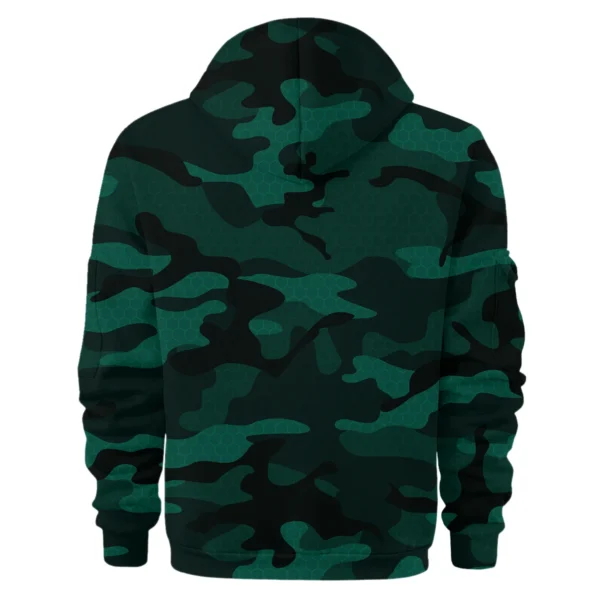 Collingwood Magpies Australian Football League Exclusive Logo Hoodie Half Zipper HOAFL080525A01COLL - Green - Image 2