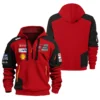Ducati Lenovo Team Exclusive Logo Hoodie Half Zipper QTMTGP140525A1-HDF