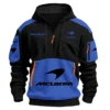 Limited Edition McLaren F1 Custom Name Hoodie Half Zipper For Racing Fans BLMCL25425A2 - Blue