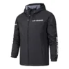 Bar Crusher Fishing AU Exclusive Logo Windbreaker Rain Jacket HOFS160525A01BCR - Black