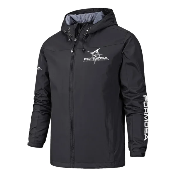 Formosa Marine Fishing AU Exclusive Logo Windbreaker Rain Jacket HOFS160525A01FOM - Black